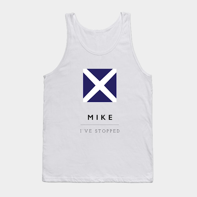 Mike: ICS Flag Semaphore Tank Top by calebfaires